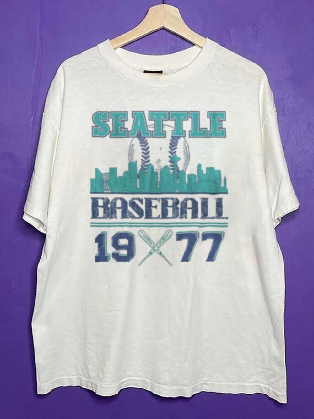Seattle Mariners Baseball Shirt, 90s MLB Seattle Mariners Baseball Unisex Shirt